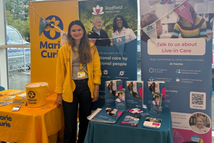 Radfield Home Care Team Supports Marie Curie Fundraising in Burscough