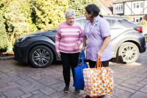 an image depicting one of the duties of a carer