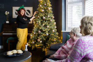 looking after parents in old age during Christmas