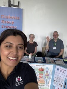 Radfield Home Care Team at Crawley event