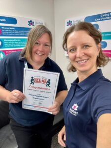 Katy and Natalie of RHC Oxford passing the Friends Against Scams workshop
