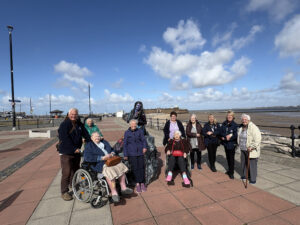 Trip to the seaside for Chester's home care client's. Showing how companionship care brings joy 