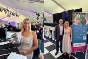 Julie Scott of RHC Chester at the The Hospice of the Good Shepherd Chester charity event