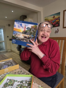 Radfield client Alfred the Great with his favourite puzzle