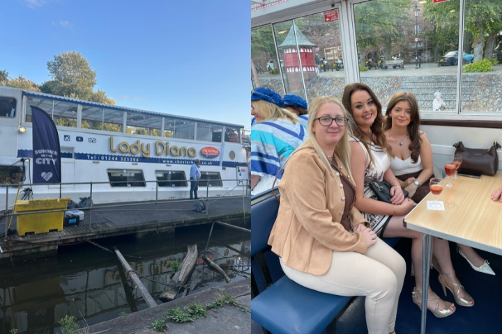 70s and 80s River Dee boat fun for the Radfield team